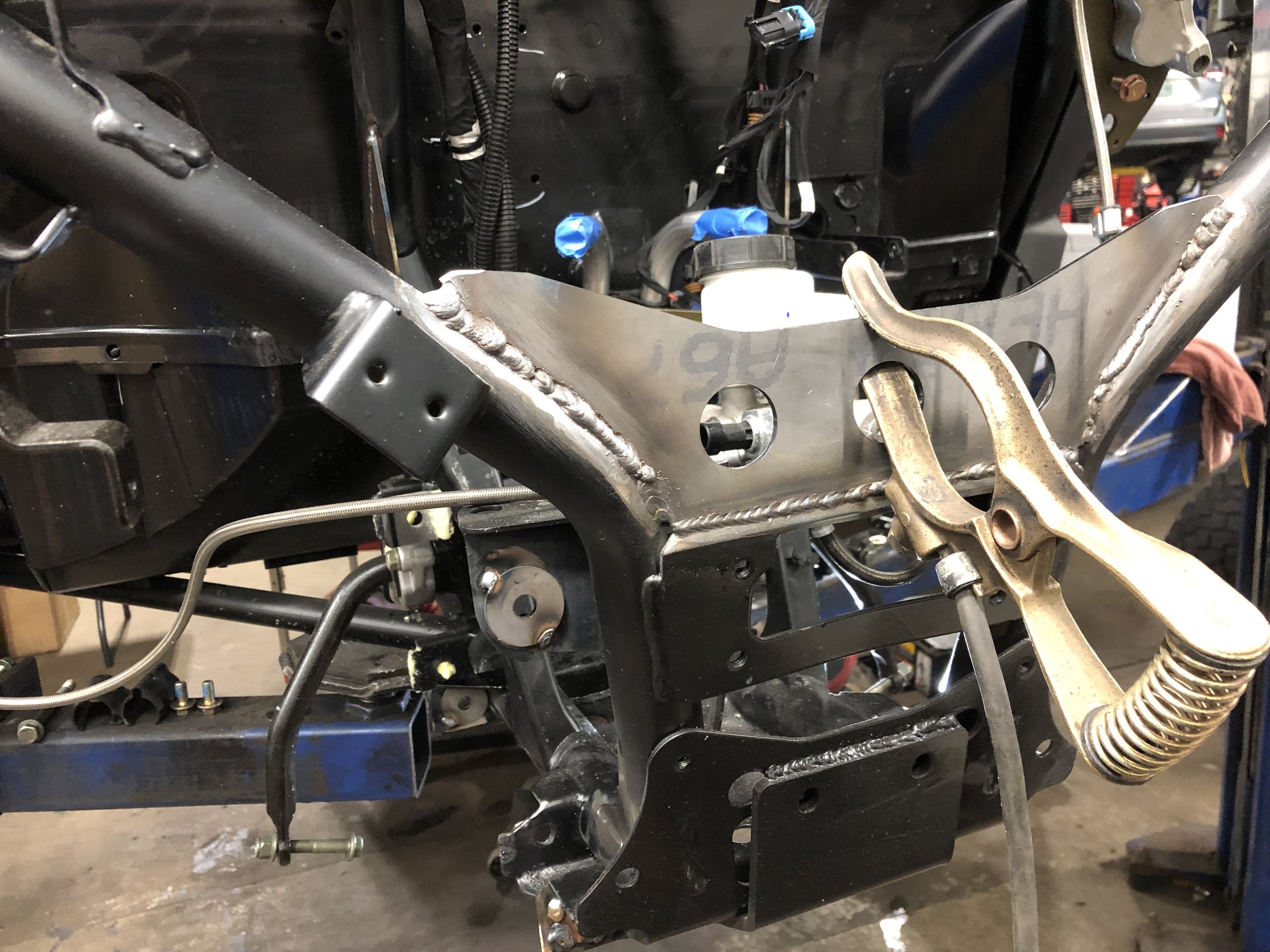  Front upper frame gusset. This is a known weak spot for Polaris RZR frames.  