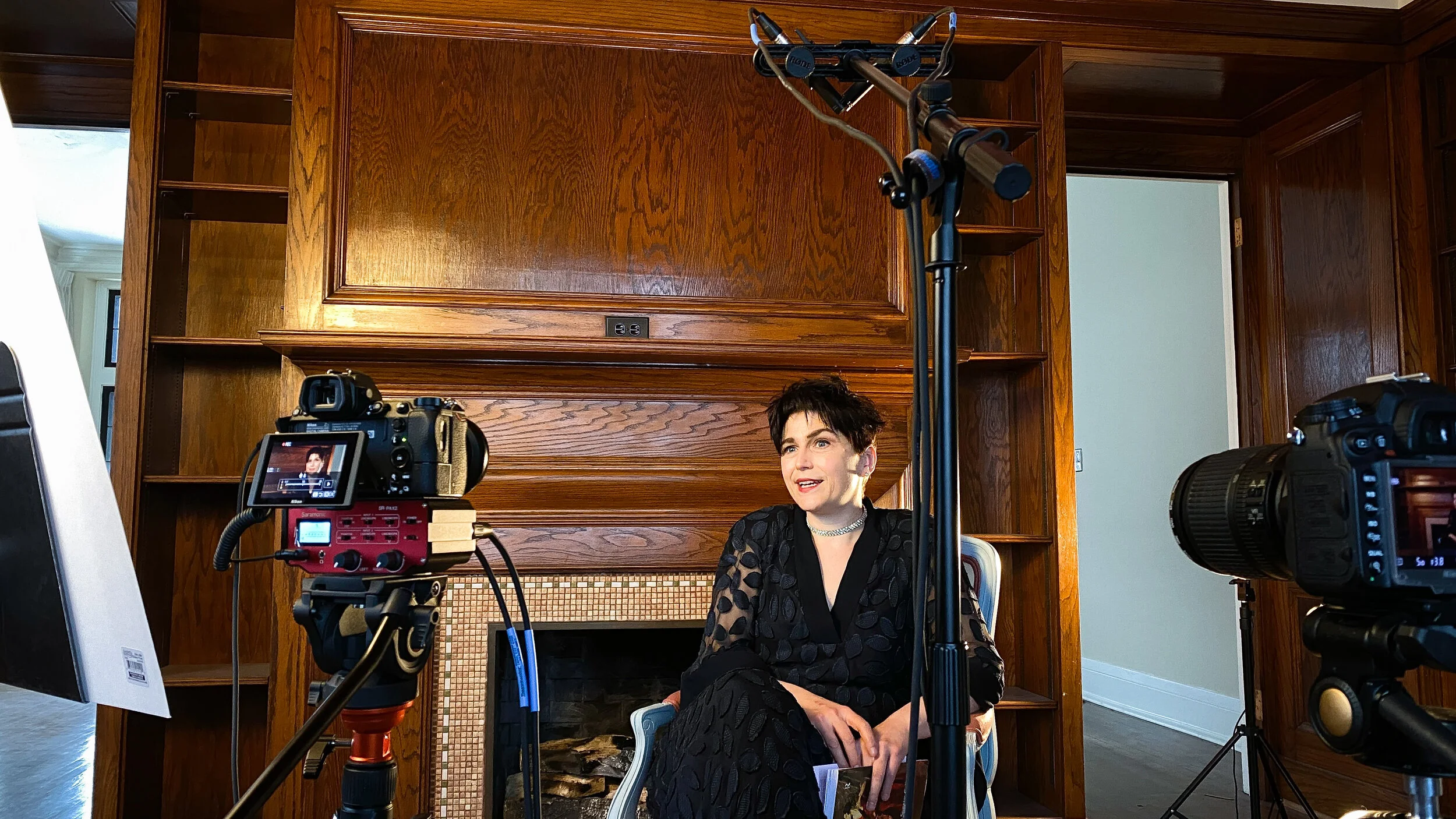 Behind the scenes of Influential Female Cellists, Ep. 9