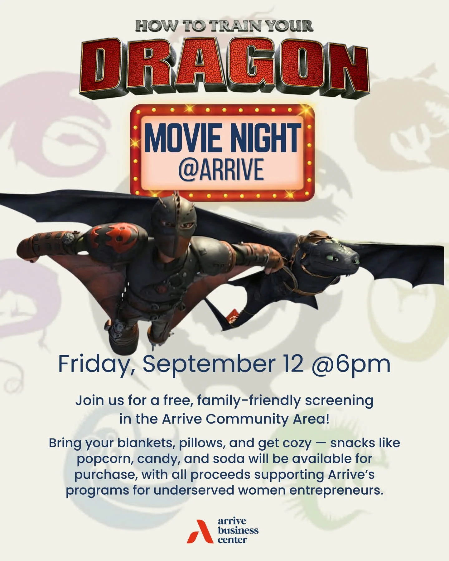 A night out&hellip; but make it cozy. 🛋️💛
🎥 Free family-friendly movie night
📅 Sept. 12 | 6 PM
🍿 Snacks available &mdash; all for a good cause!