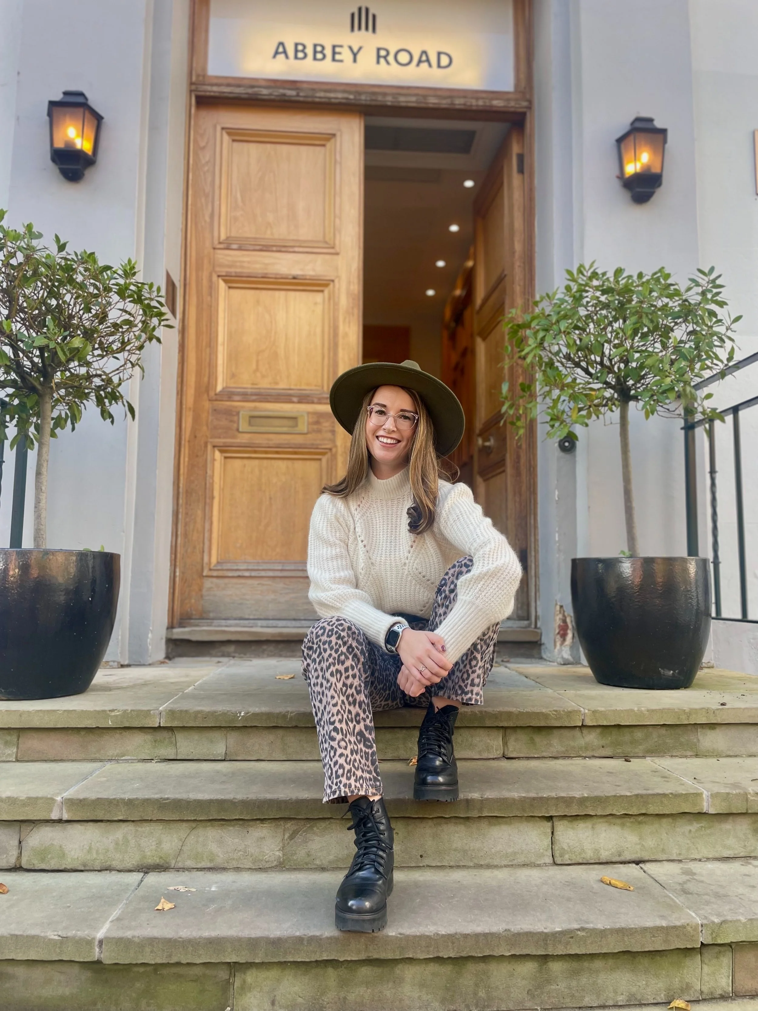 Katie Jenkins & Chloe Flower at Abbey Road Studios