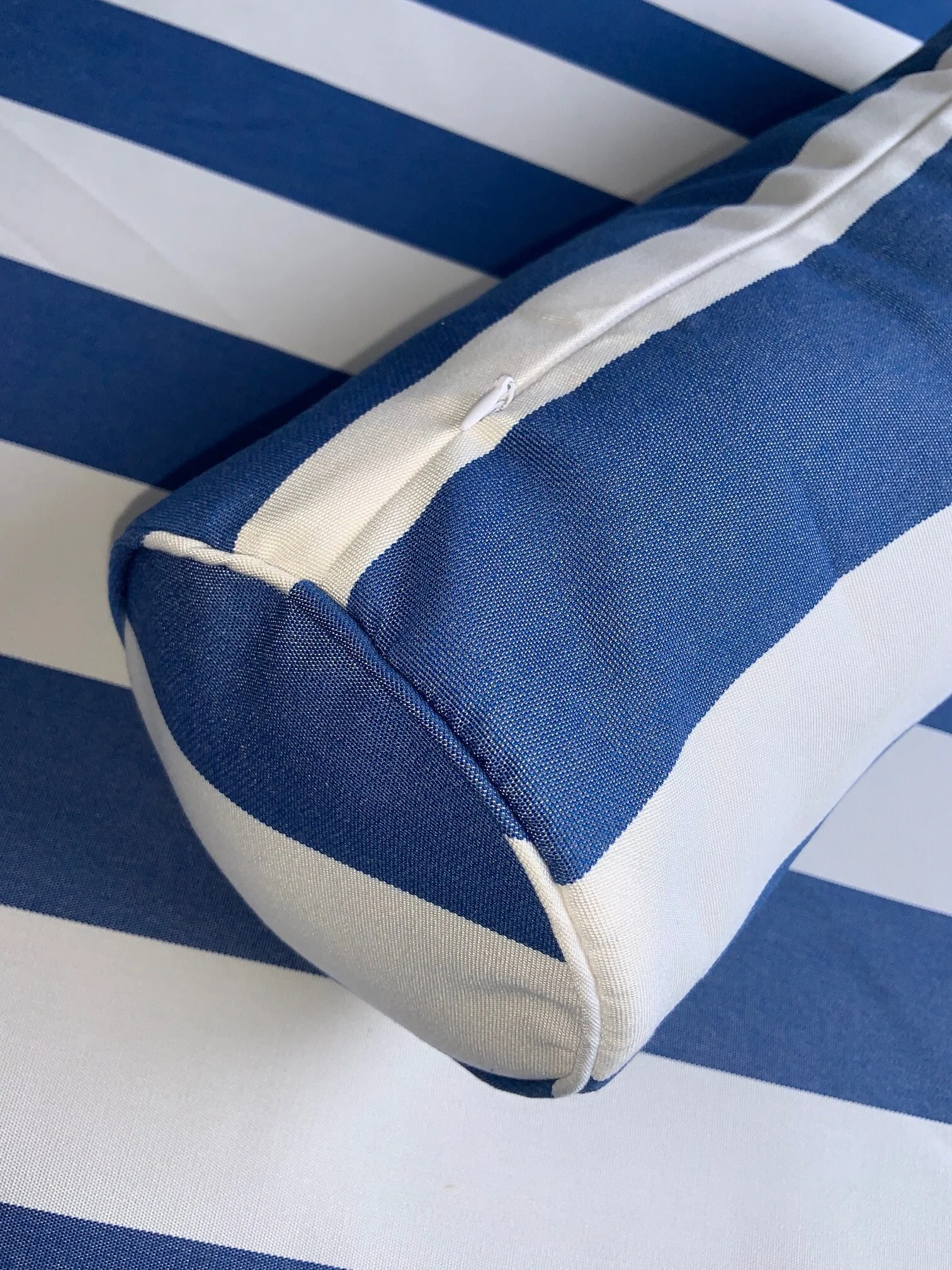 Ship within 3 days Sunbrella Twin Size Mattress Cover and Pair Of Matching Bolster Pillows in