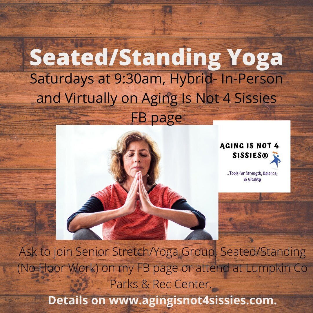 Seated/Standing Yoga tomorrow, 8/7/21, at 9:30am. Since it is National Wiggle Your Toes Day today, we will extend the celebration to tomorrow's class. 🥳 My virtual class folks make sure you have a tennis ball as well as a marble or whatever you may 