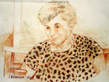   Description:   Portrait of artist’s mother   Medium:   Pastel on paper   Dimensions:    H: 13.5 in   W: 17 in 