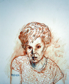   Description:   Portrait of artist’s mother   Medium:   Pastel on paper   Dimensions:    H: 12 in   W: 10 in 