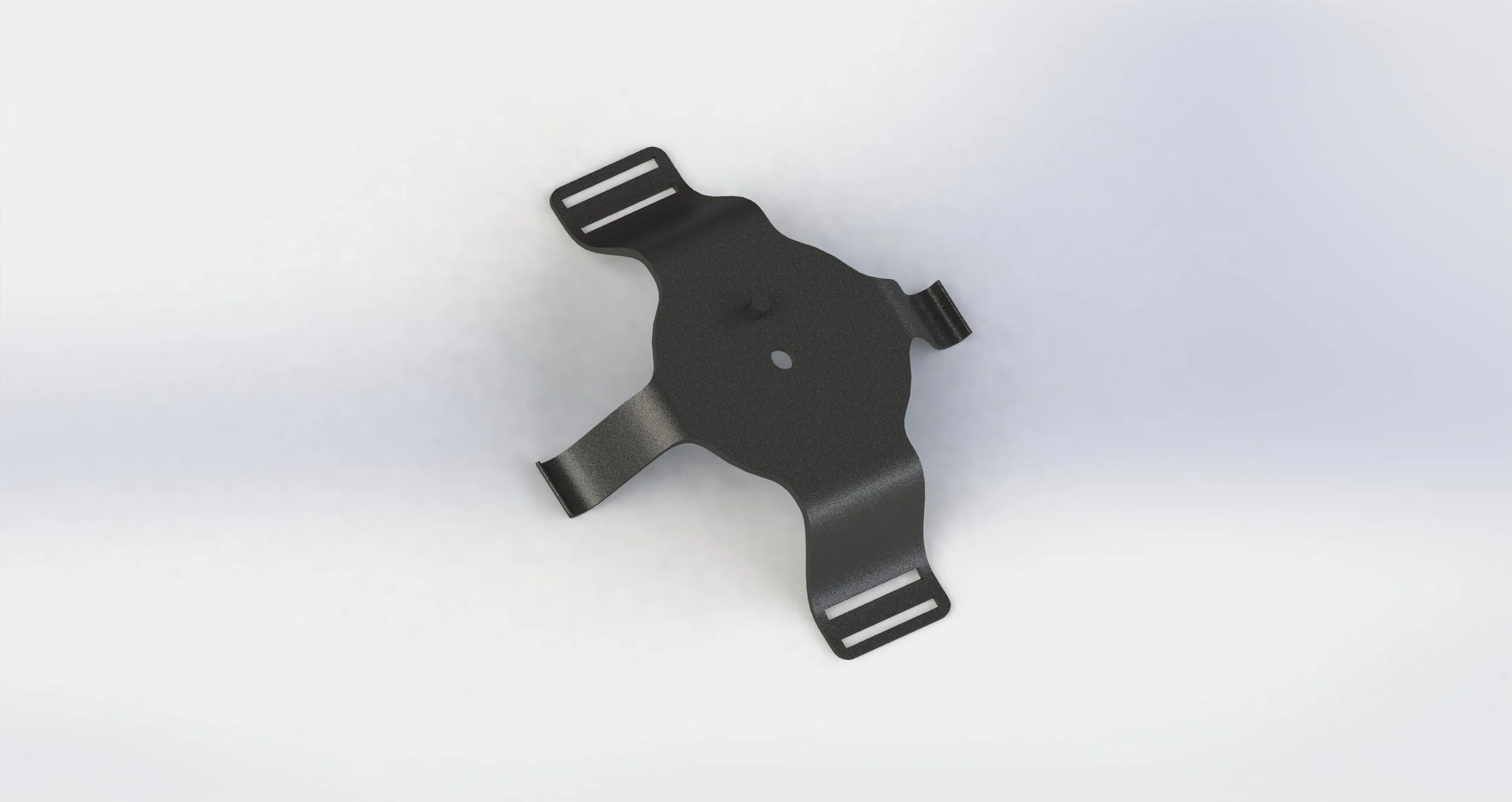 Tracker Holder This part was designed to hold the VR tracker which both situates the user in the VR environment, and is used to determine forward or backward motion. It was designed to affix to the strap on the back of the harness and be smooth and …