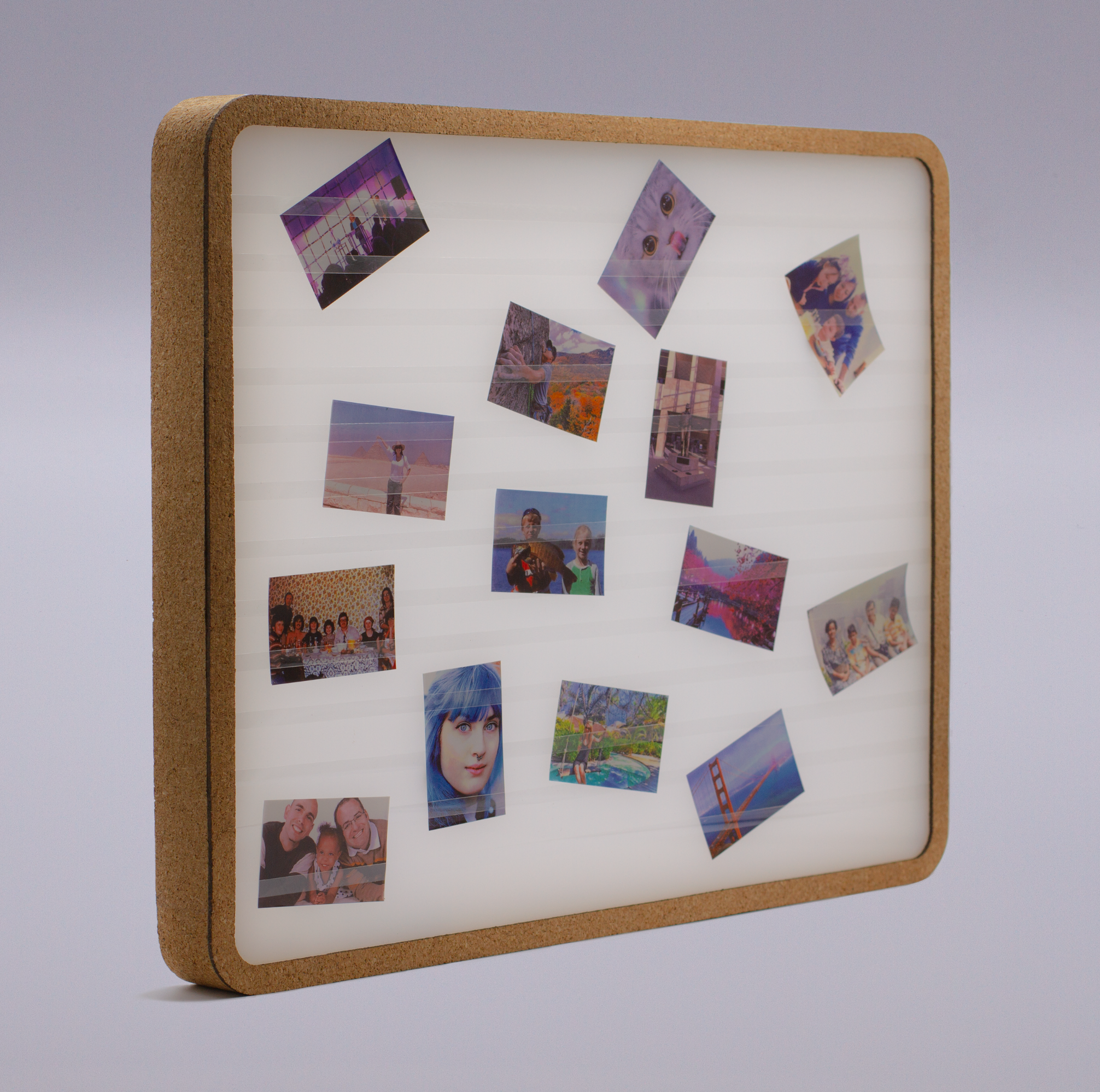 Lightbox prototype quarter view.