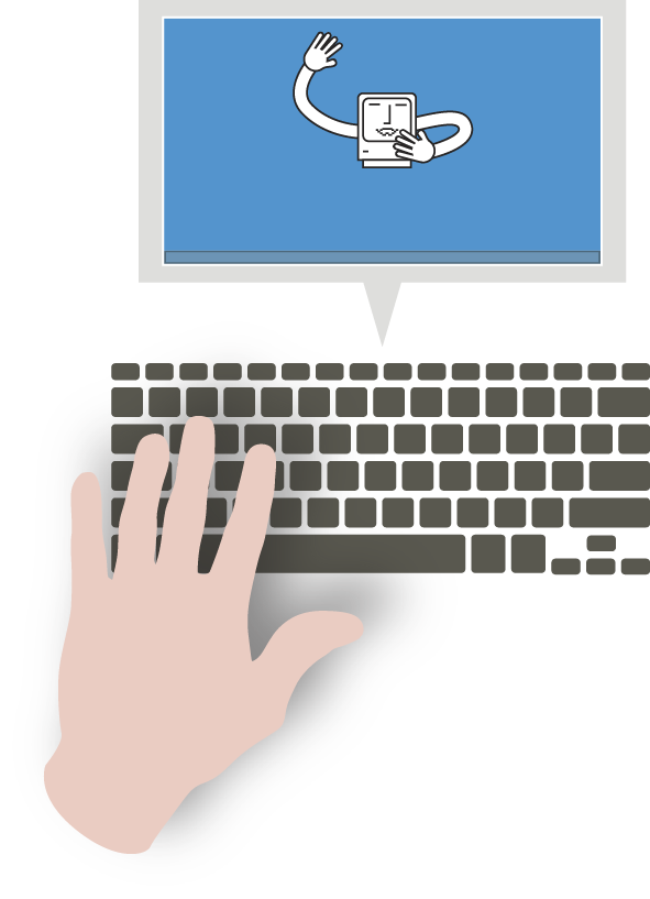 Wake on touch, or the Sleep Mode demo, wakes the computer up when the user touches the keyboard.