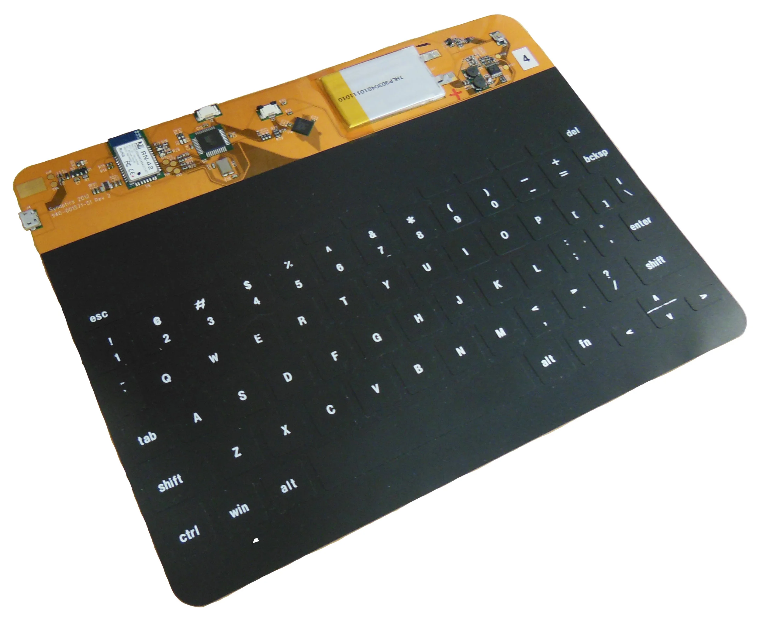 Bucatini version 1 with simple tactile differentiation.