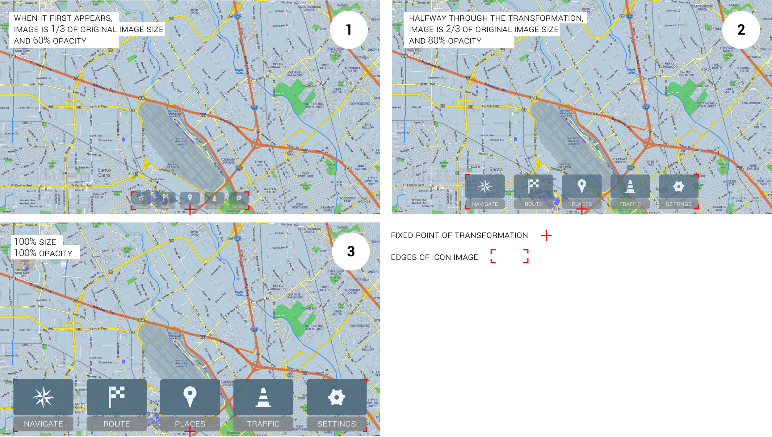 Jenkins demo: We sought to use hover sensing in a map navigation use case to bring up menus as one approaches the touchscreen to interact with it.