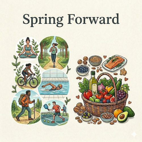 Spring Forward: Nutrition &amp; Movement Ideas to Support Your Mental Health&nbsp;