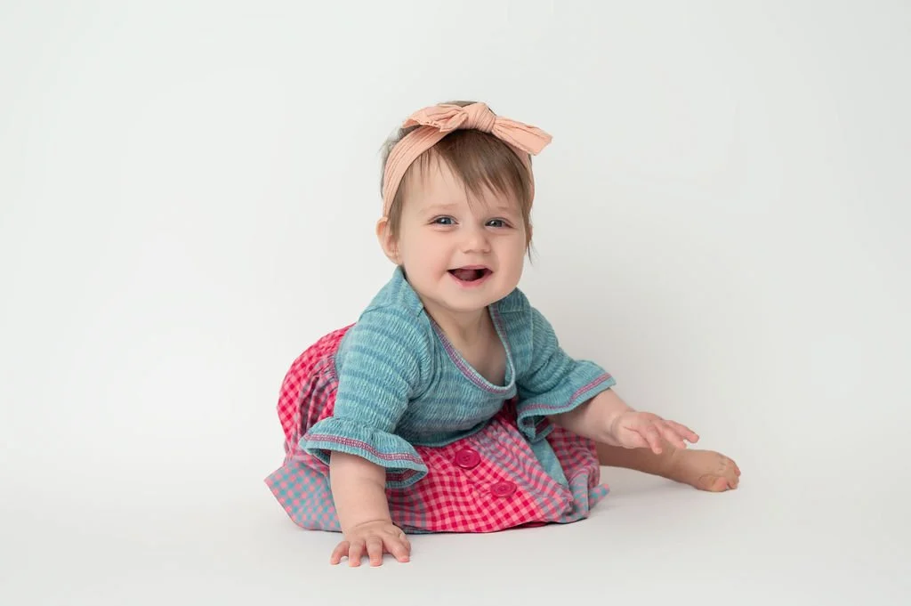 Eight Months Old and Already Running the Show | Baby Photography in Cornelius NC
