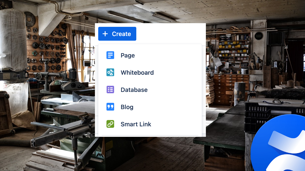 Types of content in Confluence