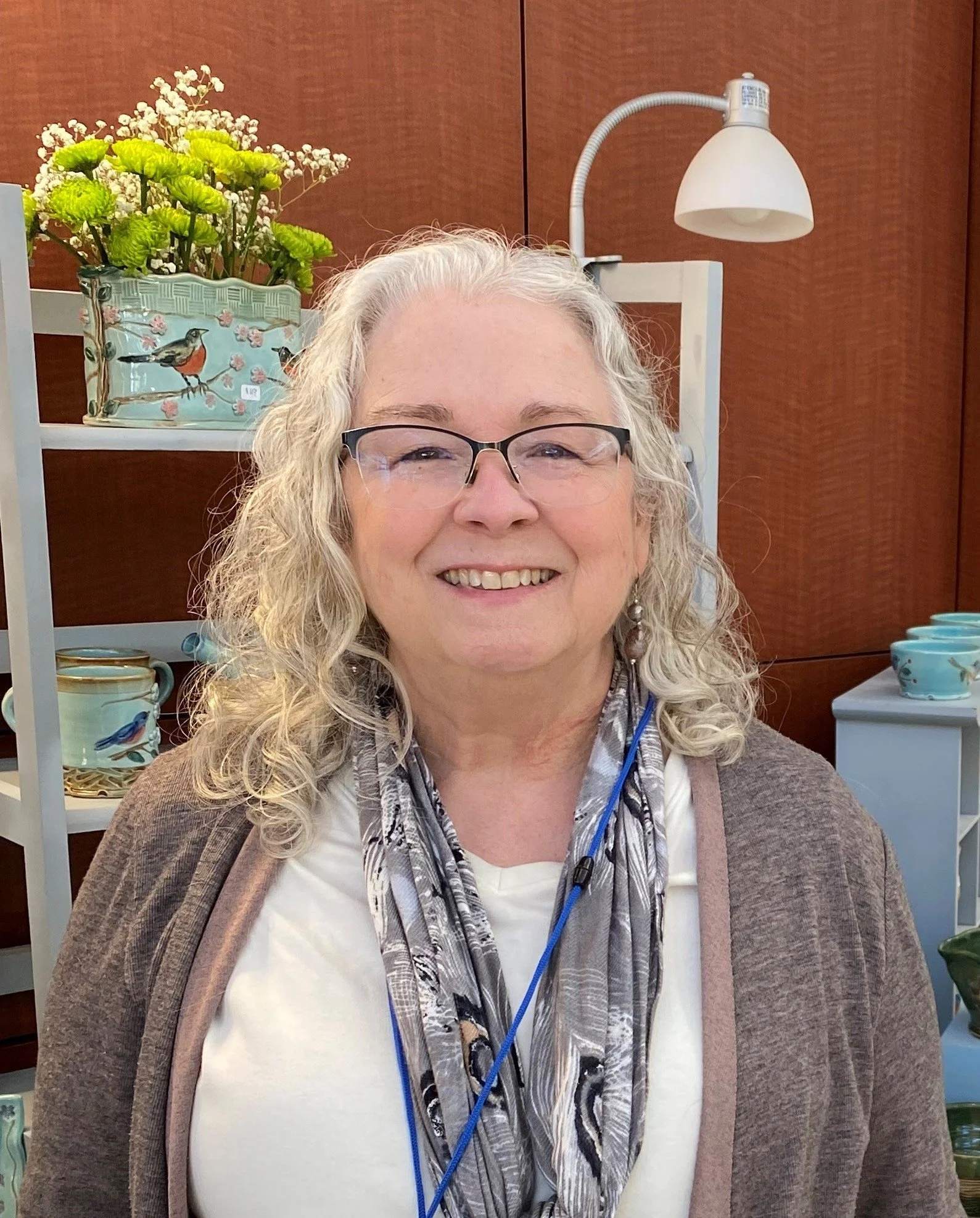 Vicki Gill Ceramic Artist and Potter at Bluegill Pottery Gastonia NC