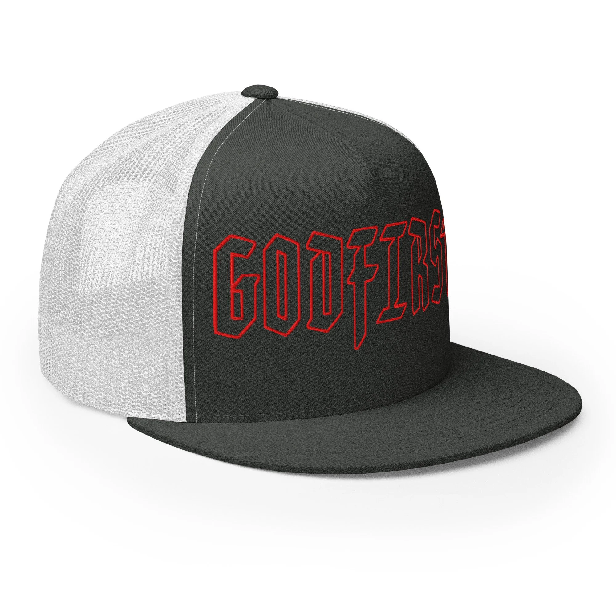 5-panel-trucker-cap-charcoal-white-right-front-6a69779ec5fe4.jpg
