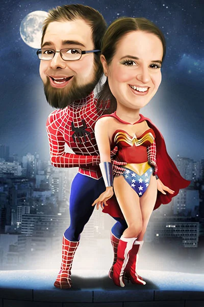 Couples Caricature