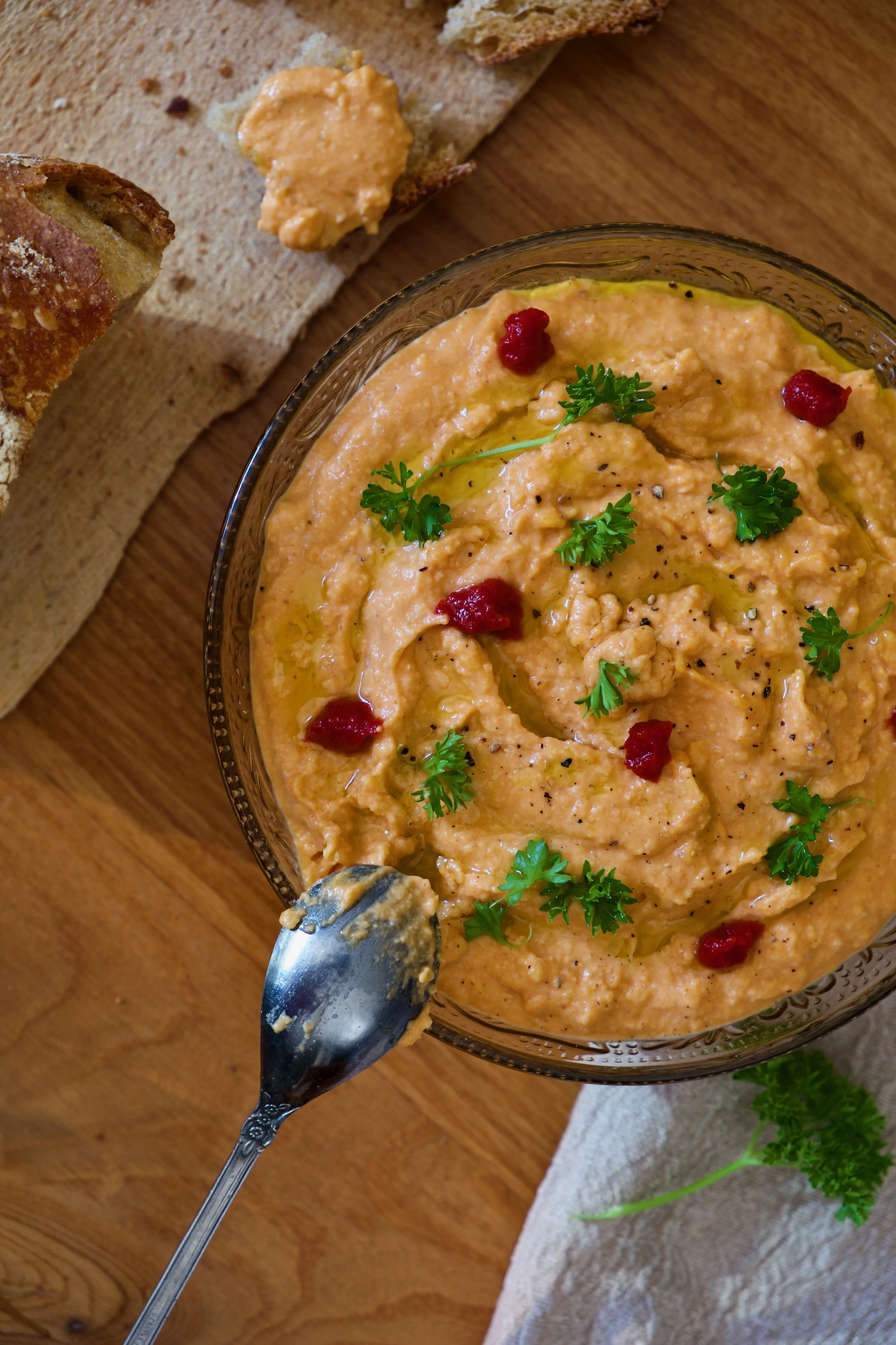 Houmous concentré de tomates et épices