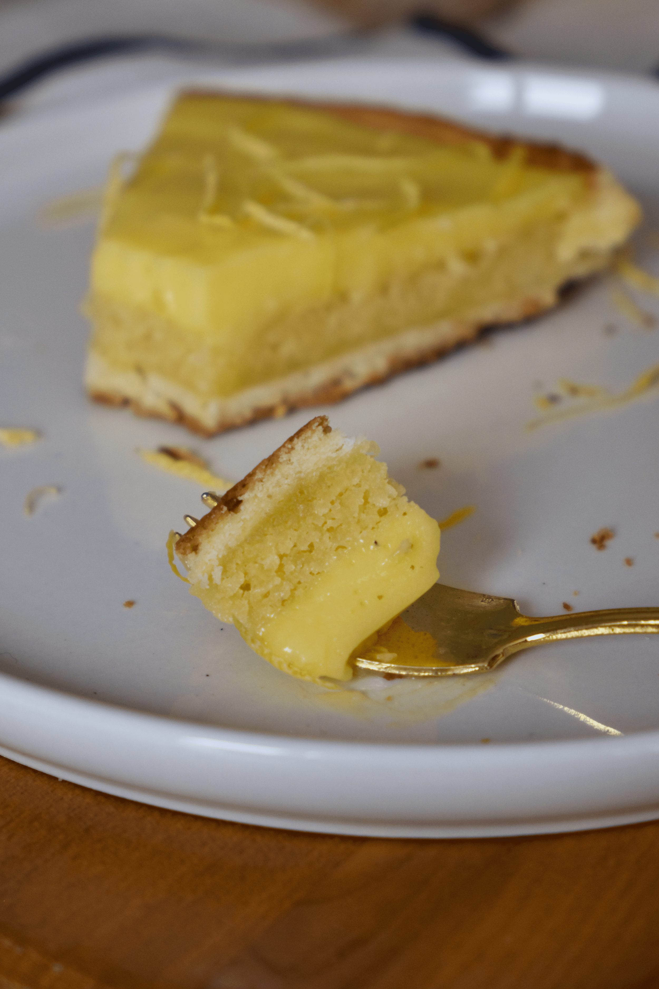 Merveilleuse tarte au citron et crème d'amandes — Les nouilles à