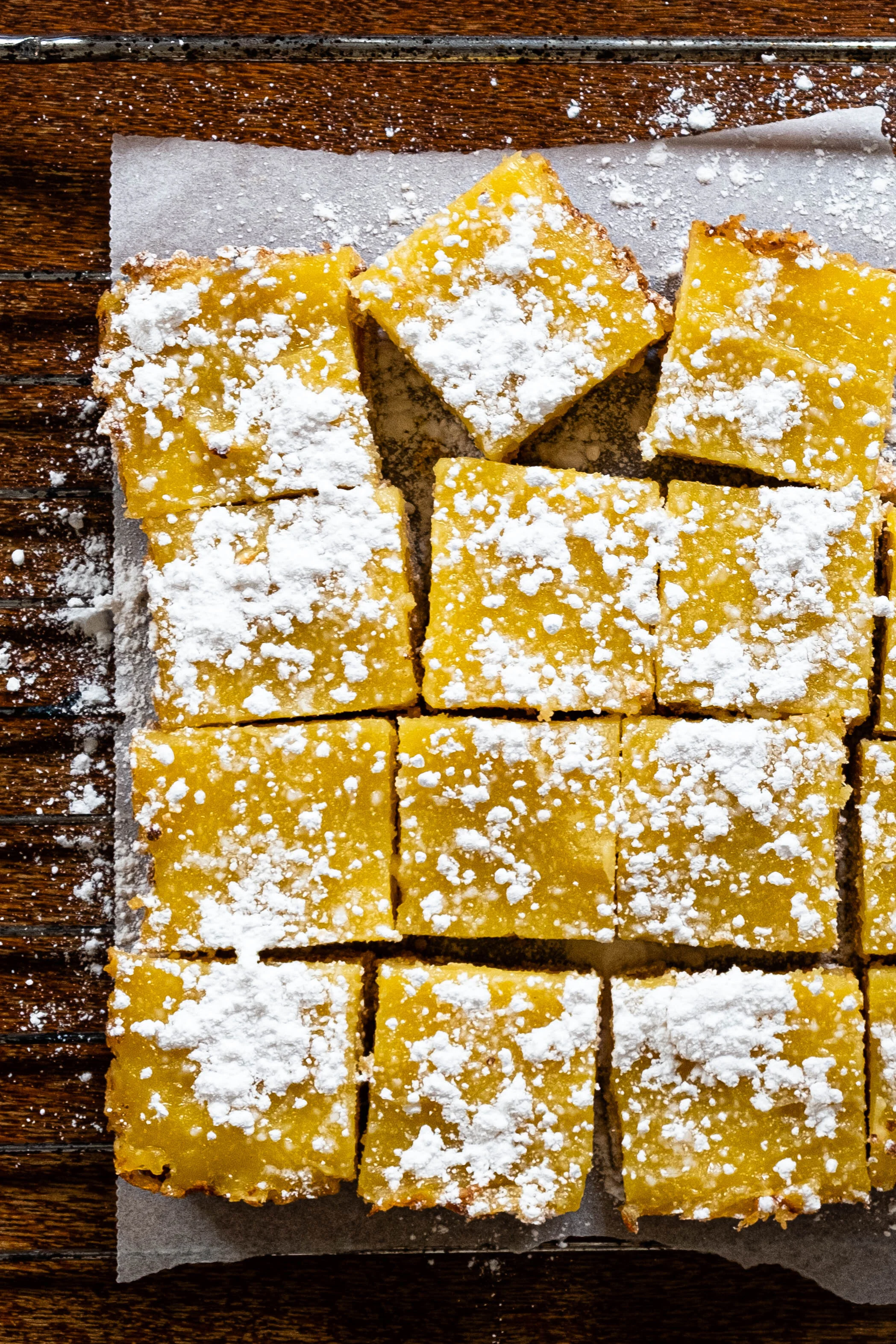 Carrés sablés au citron (lemon squares)