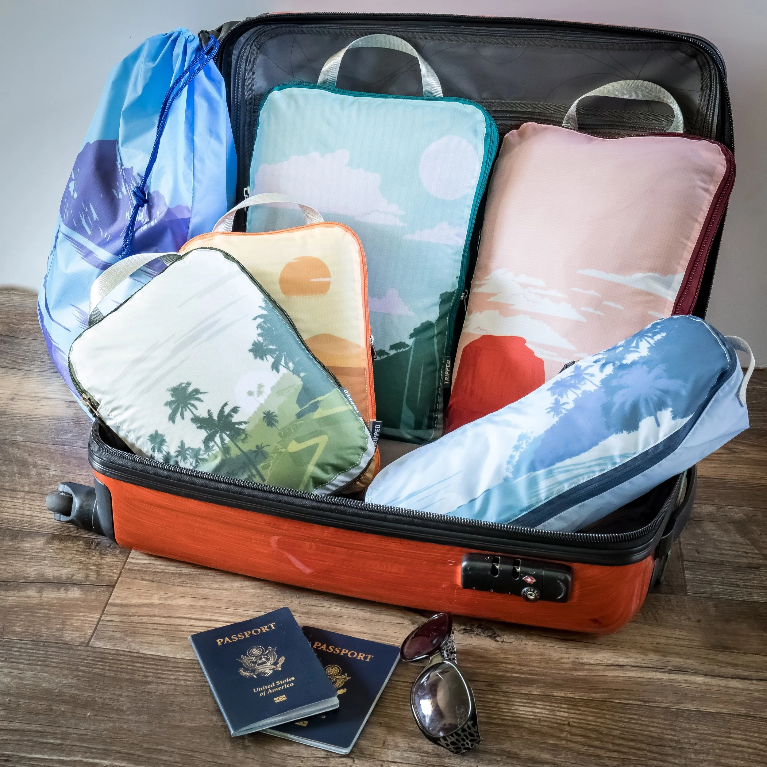 Tripped Travel Gear—How to Share a Suitcase with your Partner (and not