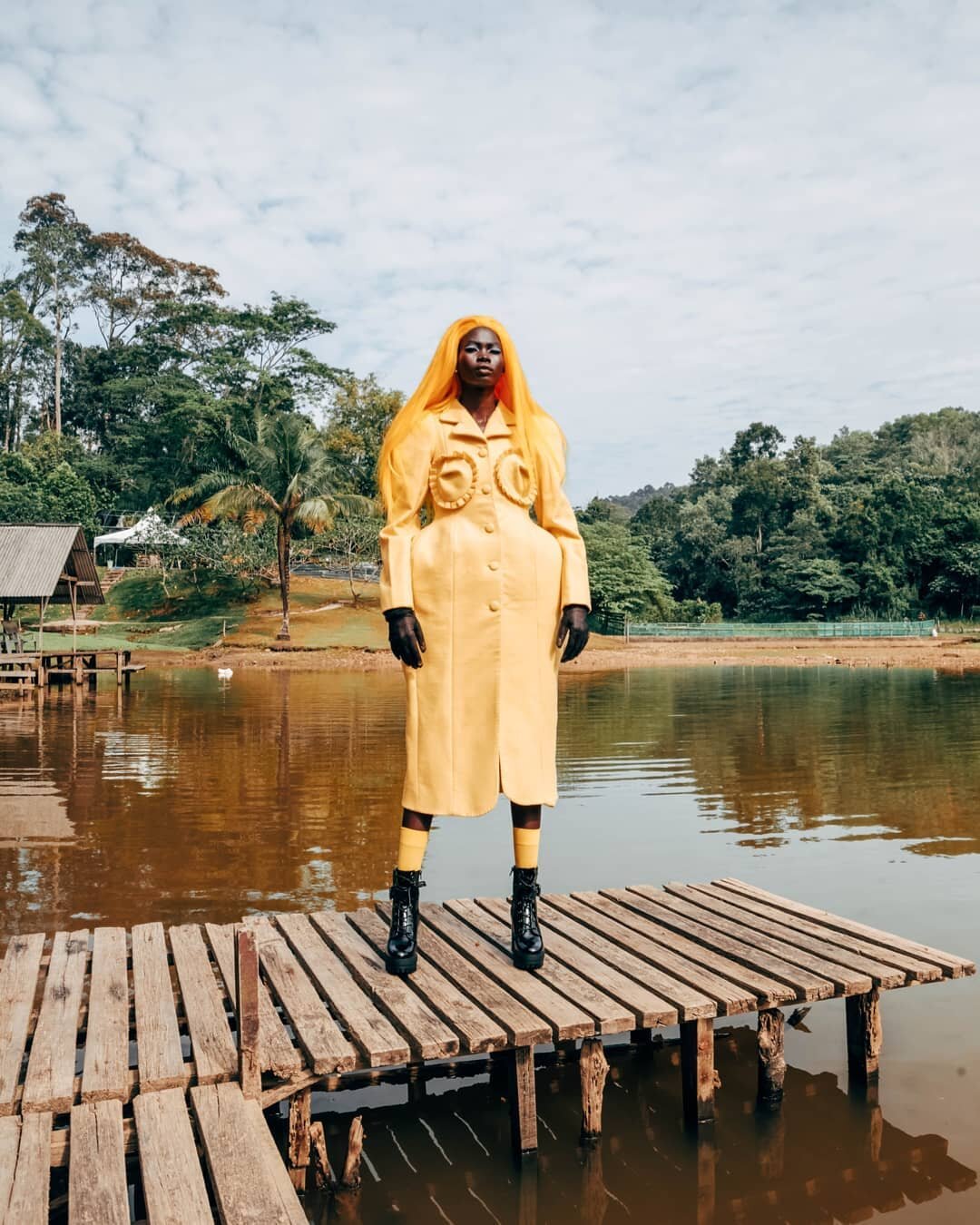 ENIGMA  @mckellyayor wearing my Yellow Tortellini Coat in an editorial shot and styled by @pitt.ab.rhm 🌟🌟🌟
&bull;
Photography &amp; Styling: @pitt.ab.rhm
Talent: @mckellyayor 
MUA: @warnabilla
Wardrobe: @_yenwong