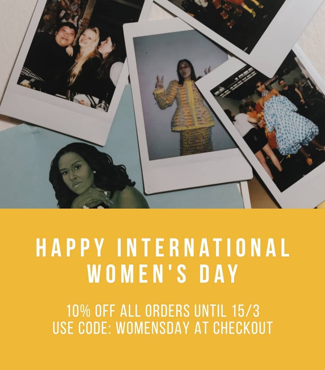 Happy International Women's Day to all the fierce women in our lives!🔥 May all you queens continue to have the courage to inspire, stand up, speak up and fight for what you believe in 💛
&bull;
In conjunction with Women's Day, all orders are 10% off