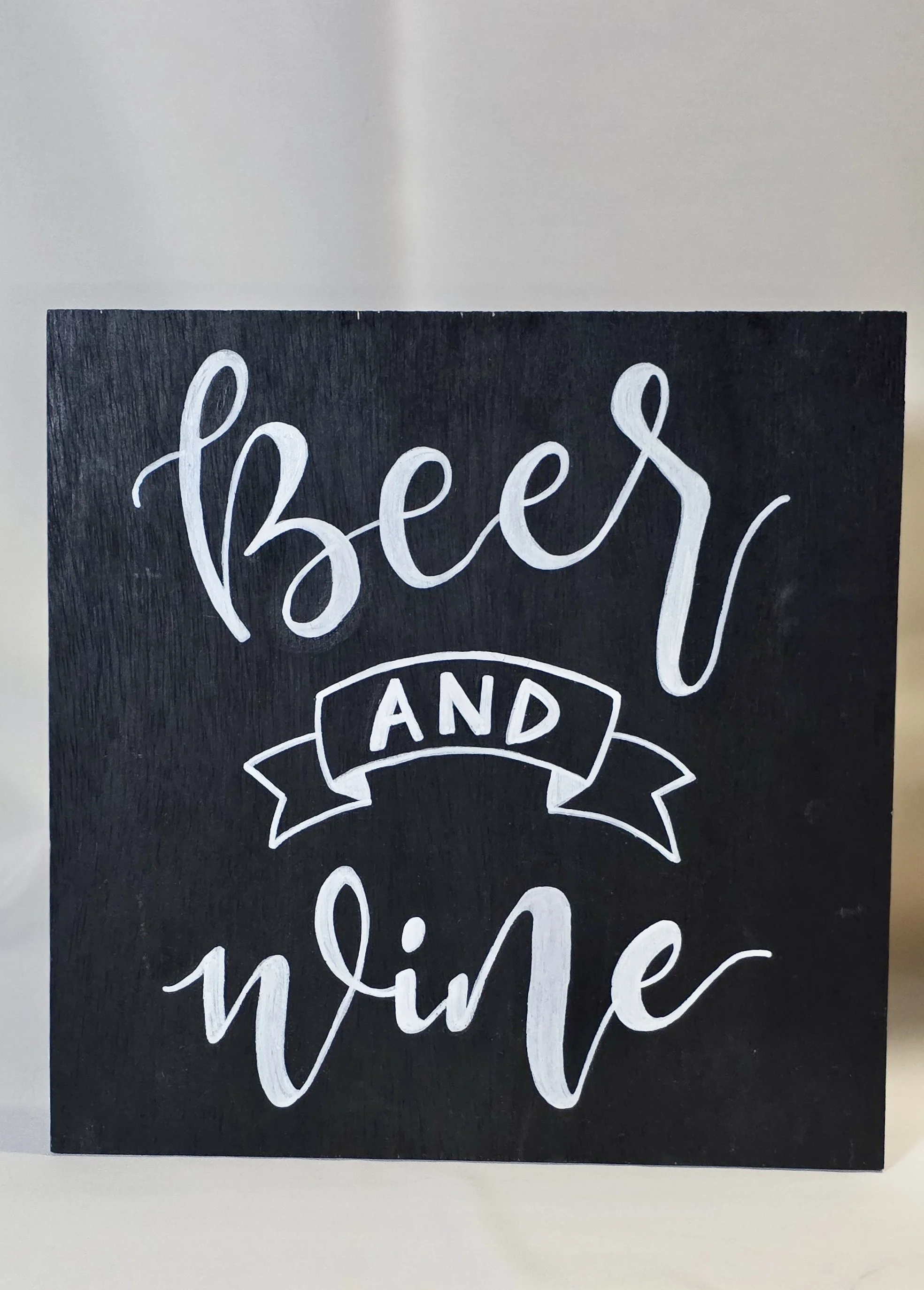 Beer and Wine Bar Sign