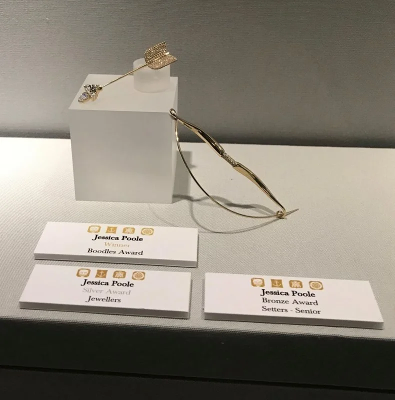 Boodles Award Winner, Silver Award in the Jewellers category and Bronze Award in the Senior Setters category