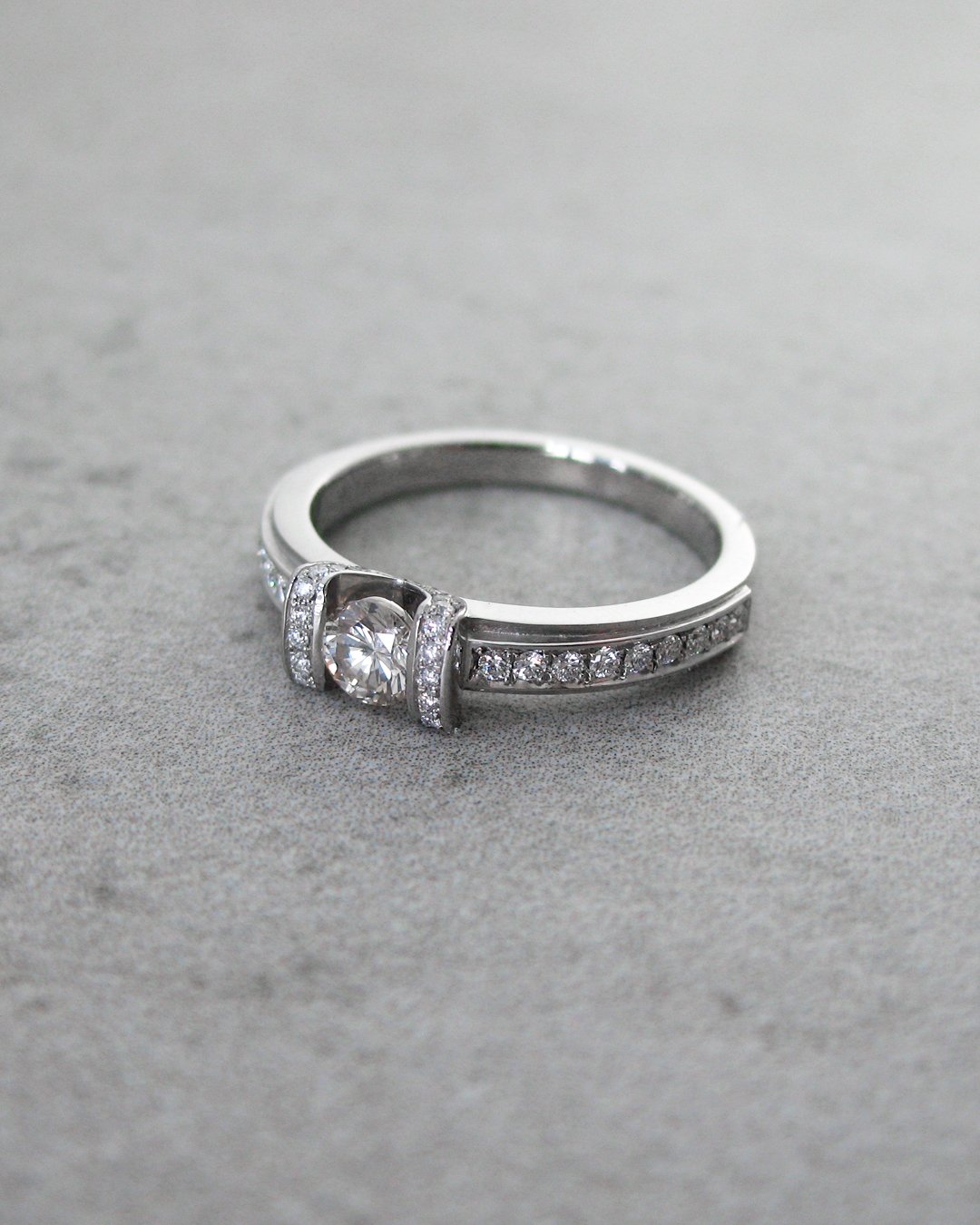 A truly bespoke diamond engagement ring