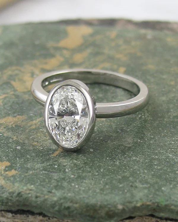 oval diamond solitaire ring bezel setting platinum.jpg