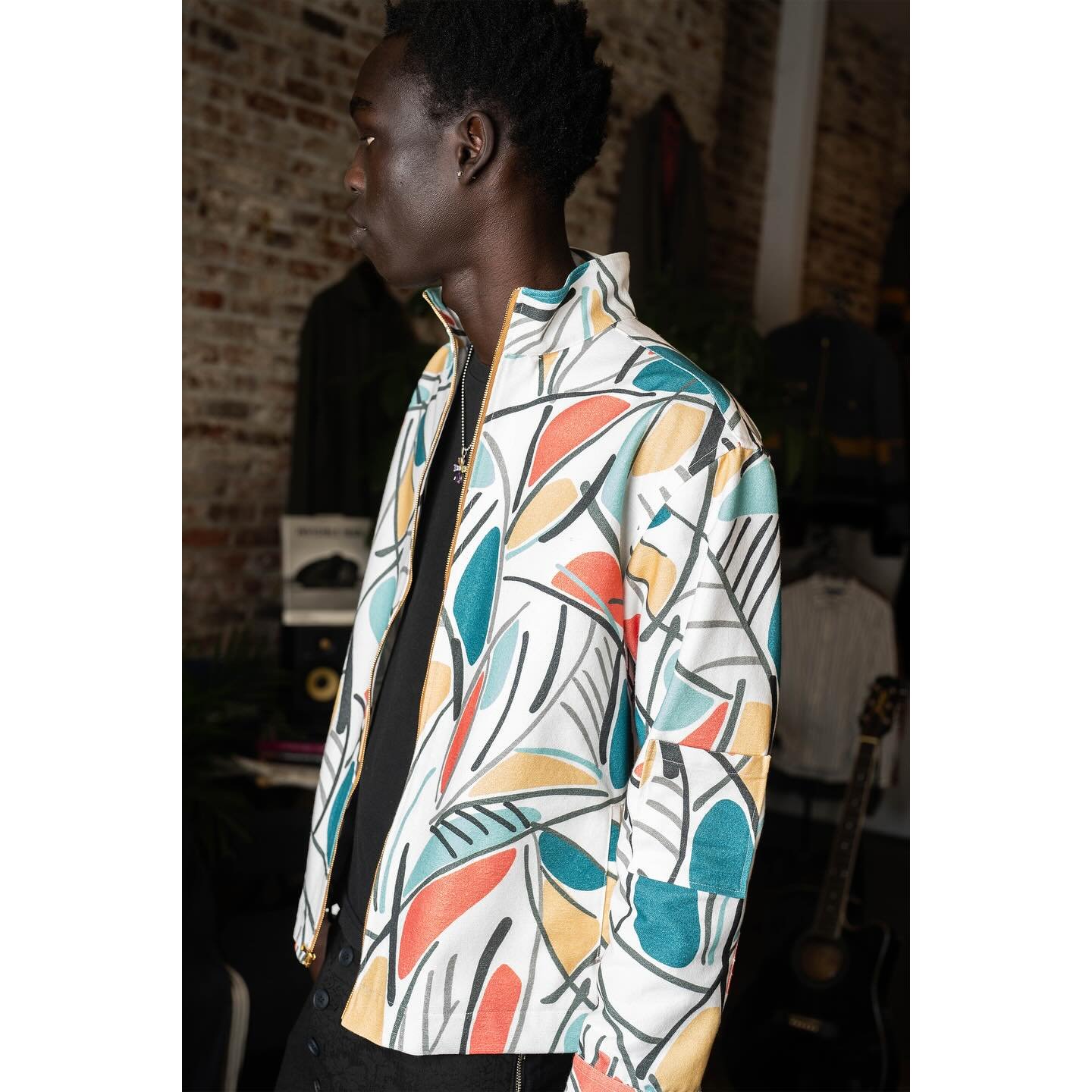Our New Henri jacket in citrus print 
Now avail @ our Javelin Bk shop and online. 
Made with Passion on 39th st
#springjacket