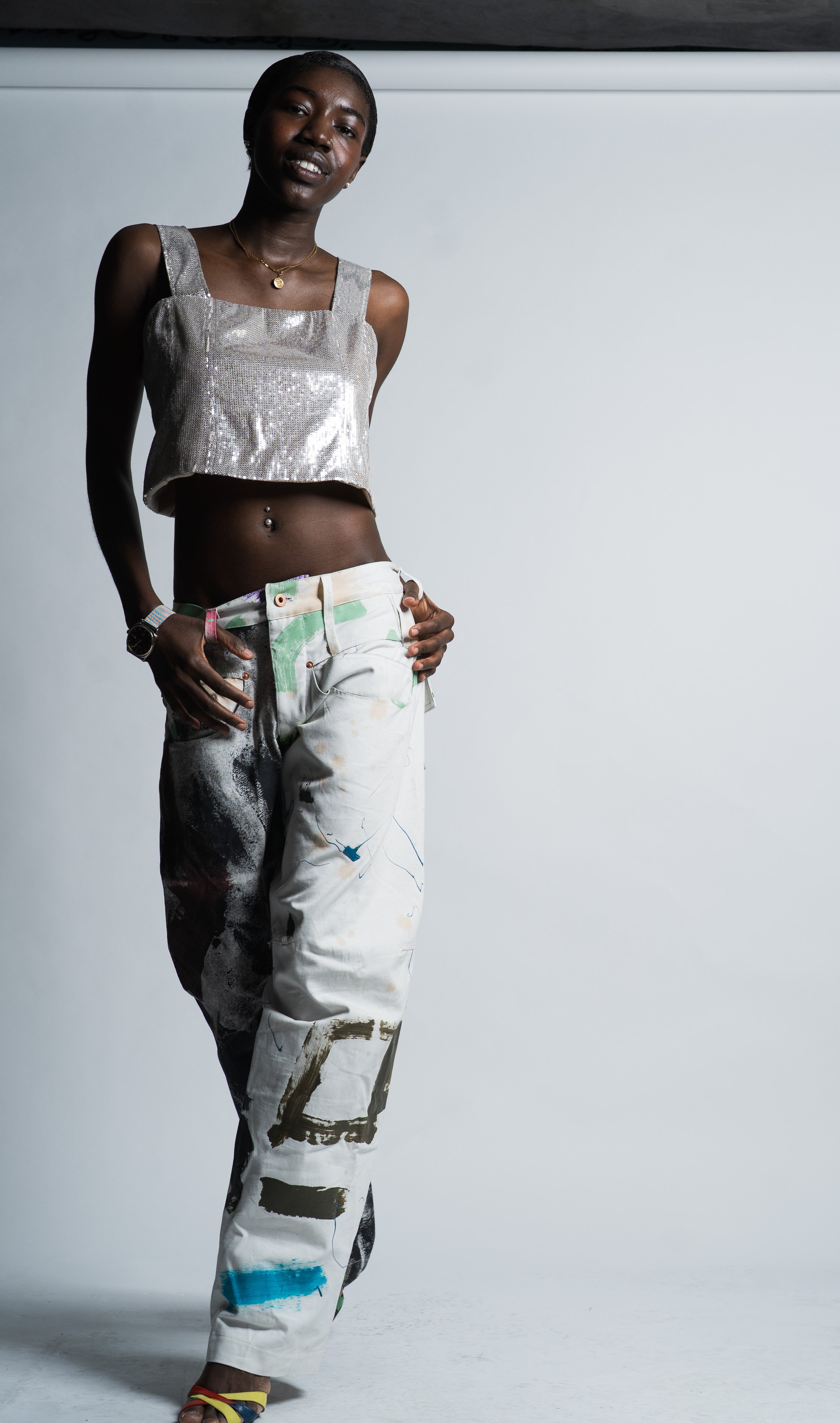 Simone crop top