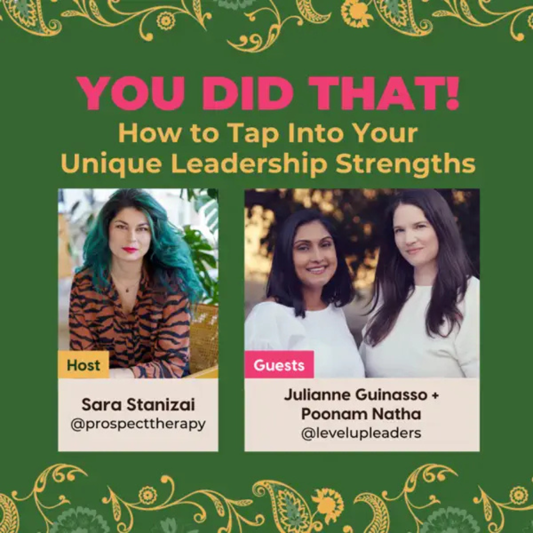   Listen  to the episode   How to Tap Into Your Unique Leadership Strengths   on You Did That! Podcast 
