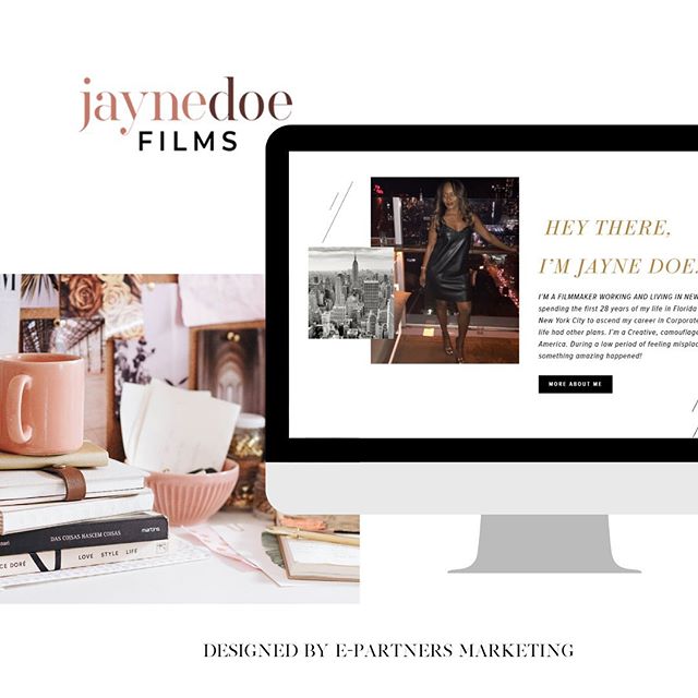 So excited to share this sneak peek of @___jaynedoe website &hearts;️&hearts;️&hearts;️ Still breathing life into untold stories 🥰 Really loved working with @epartnersmarketing on rebranding and developing a website that I could be proud of 🥰🥰🥰🥰