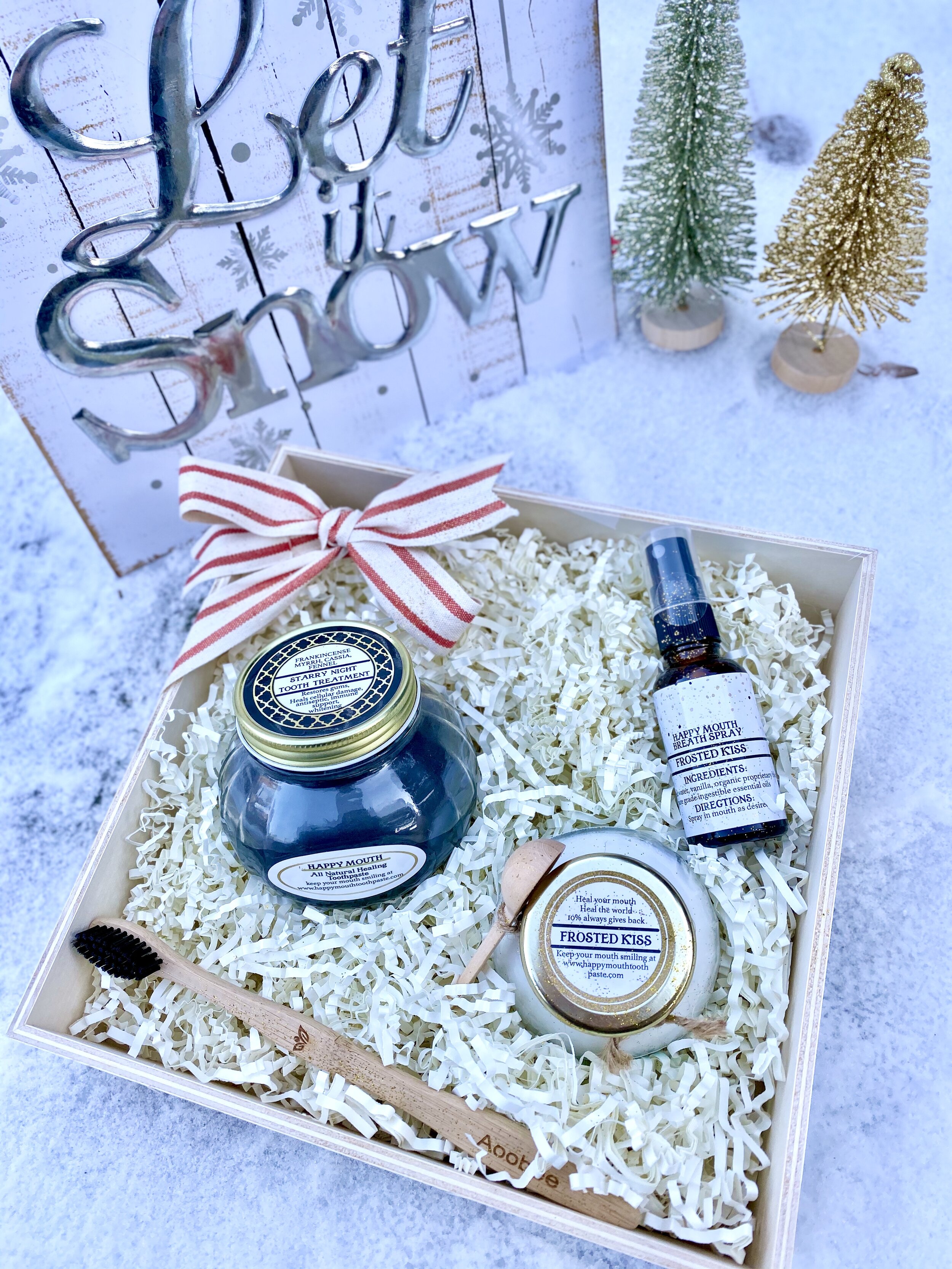 Holiday Gift Box — Happy Mouth Toothpaste