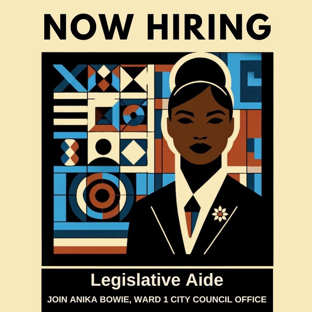 HIRING A LEGISLATIVE AIDE FOR MY OFFICE

MY SELECTION COMMITTEE IS EXCITED TO INTERVIEW A DYNAMIC POOL OF CANDIDATES! PLEASE SHARE WITH YOUR NETWORK OF PROFESSIONALS.

JOB DESCRIPTION &amp; APPLICATION FORM: https://forms.gle/3mRz1BZsyupazecJ7