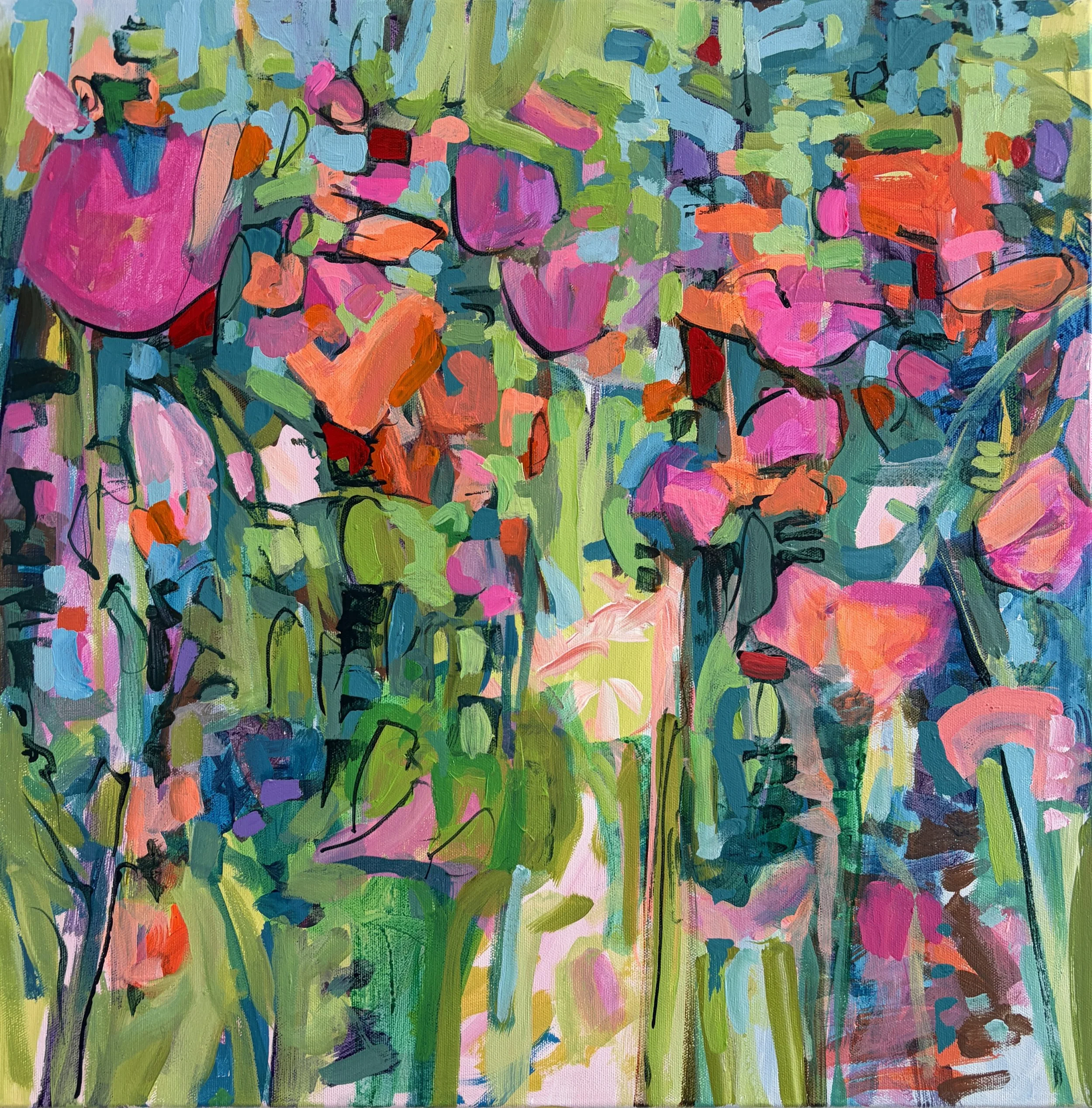 Square Pairs: Fuchsia