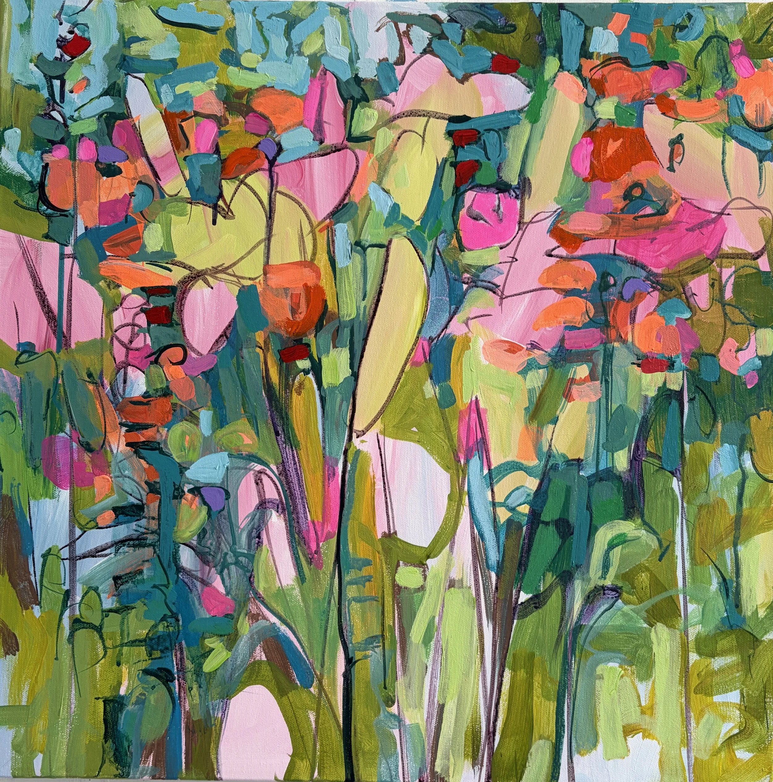 Square Pairs" Chartreuse