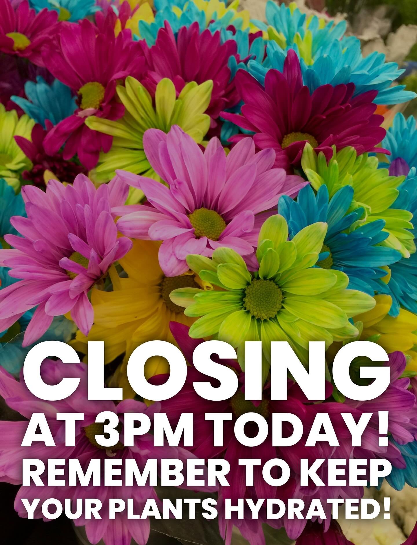 we are keeping safe and closing early. we are averaging about 115 degrees inside the shop!