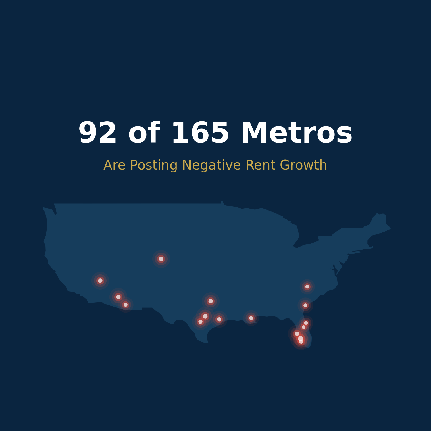 The 25 U.S. Metros Where Rents Are Still Falling: What It Means for Multifamily Investors