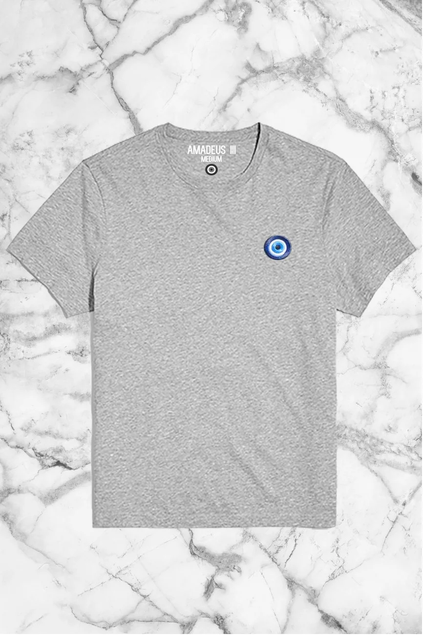 "Evil Eye" T-Shirt in Grey