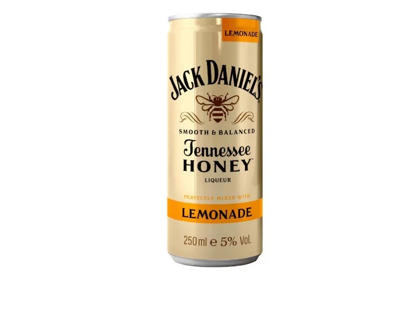 £4 Jack Daniels Tennessee Honey and lemonade 250ml 5% ABV