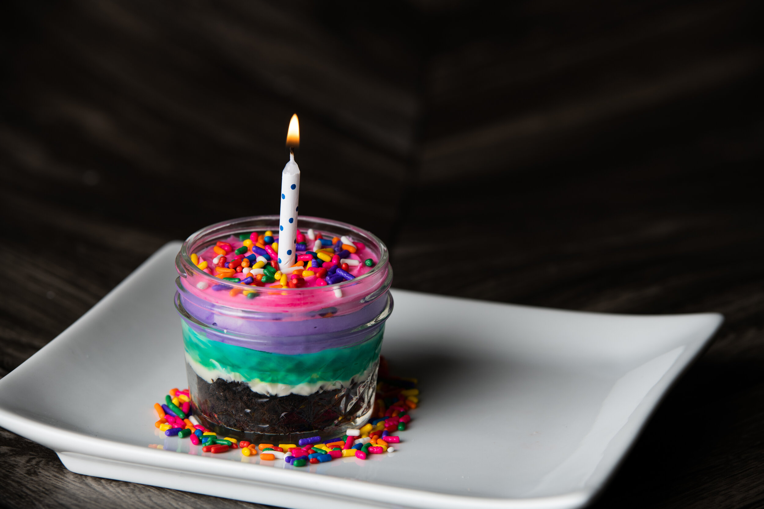 Unicorn Birthday Cake Cheesecake Jar — Chico's Cheesecakes