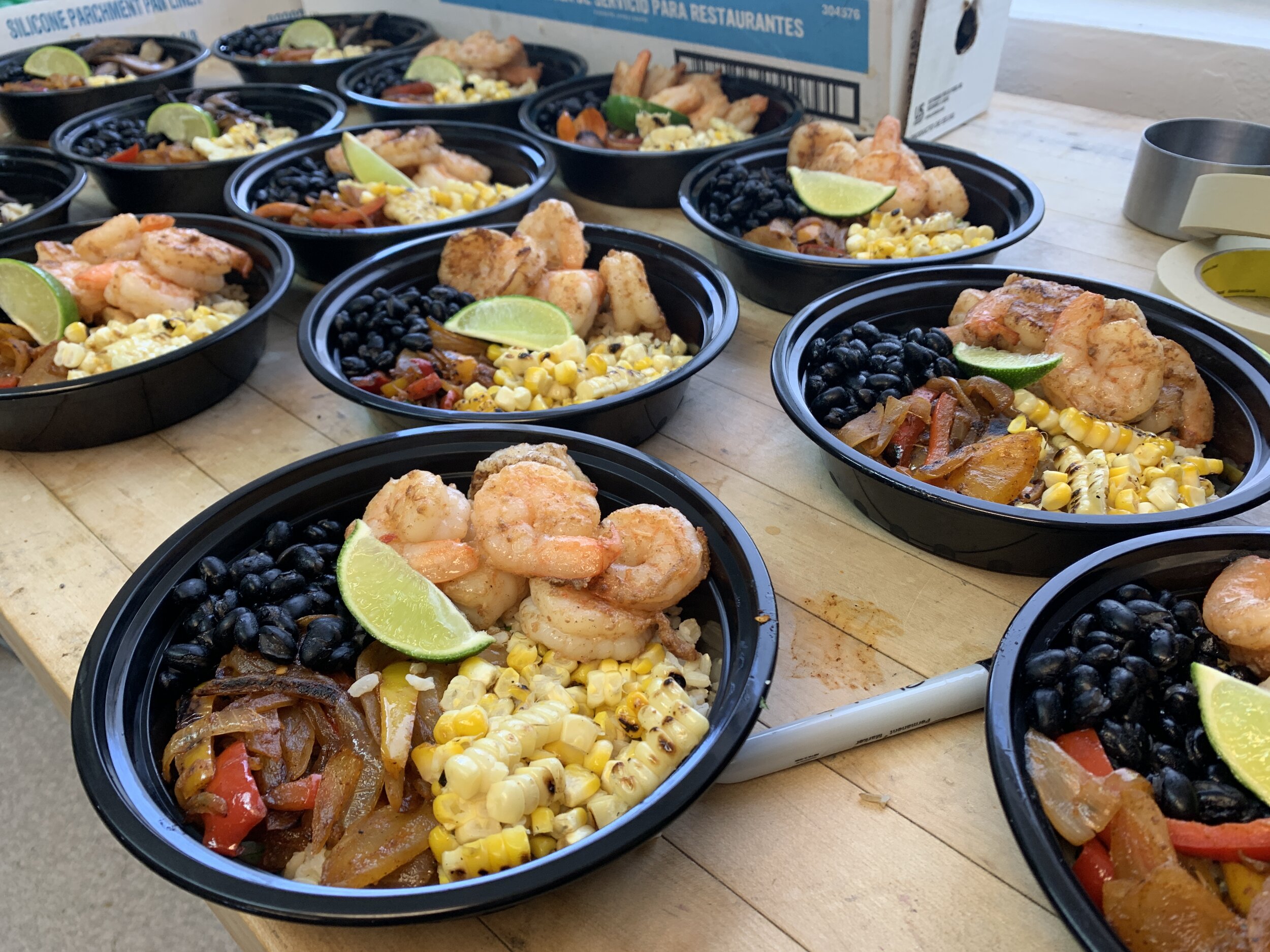 Shrimp Fajita Bowls