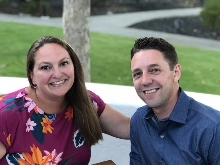 Scott and Noelle, owners of The Color of Fresh