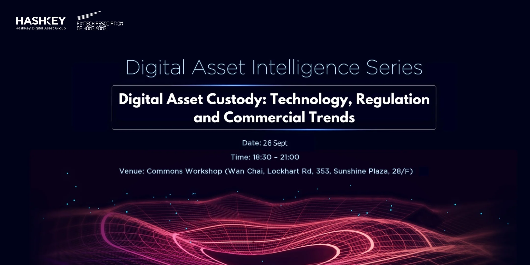 As the digital asset industry has evolved over time, technology solutions and regulations around digital asset custody solutions have continued to develop. Institutional investors, financial institutions, and regulators around the world are longing to see custody solutions that are as equally robust as those provided for traditional assets, in order to enable institutions to be fully engaged with digital assets. In this event, we are inviting experts from the field of custody service, cybersecurity, insurance, and professional services to share insights on the current state and the commercial trends of this foundational part of the cryptocurrency and digital asset industry. 18:30 – 19:00 Registration 19:00 – 19:20 Research Keynote 1 19:20 - 19:40 Research Keynote 2 19:40 – 19:45 Break 19:45 – 20:15 Panel Discussion 20:15 – 21:00 Networking