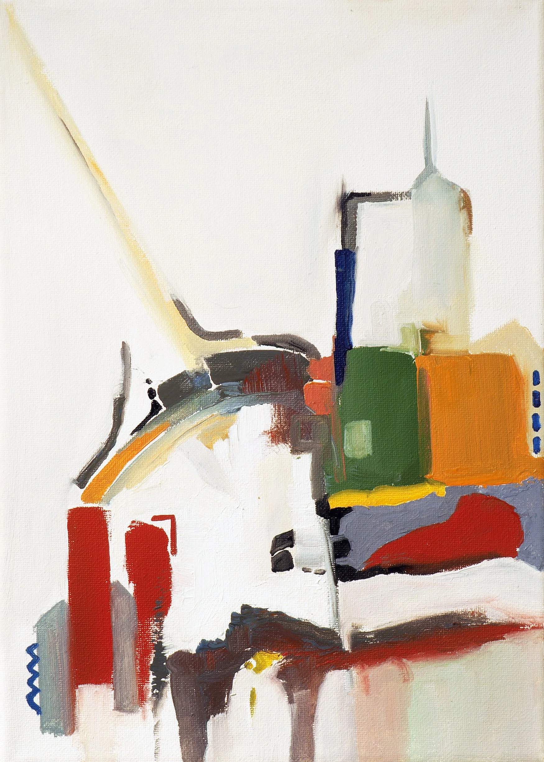 The way of things, 2023. Oil on canvas, 12" x 9".