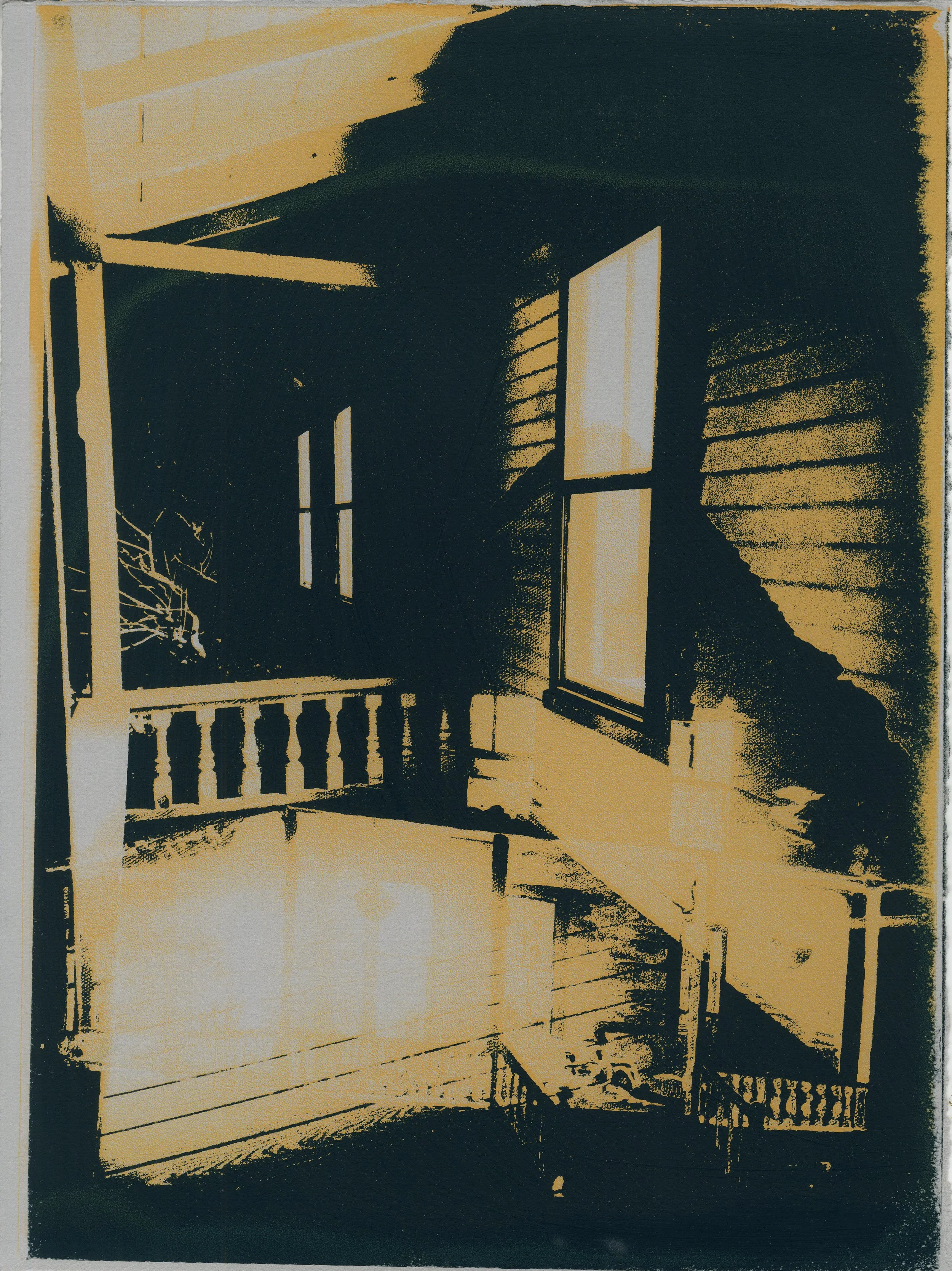 MV, 2024. Screen print, 17" x 11".