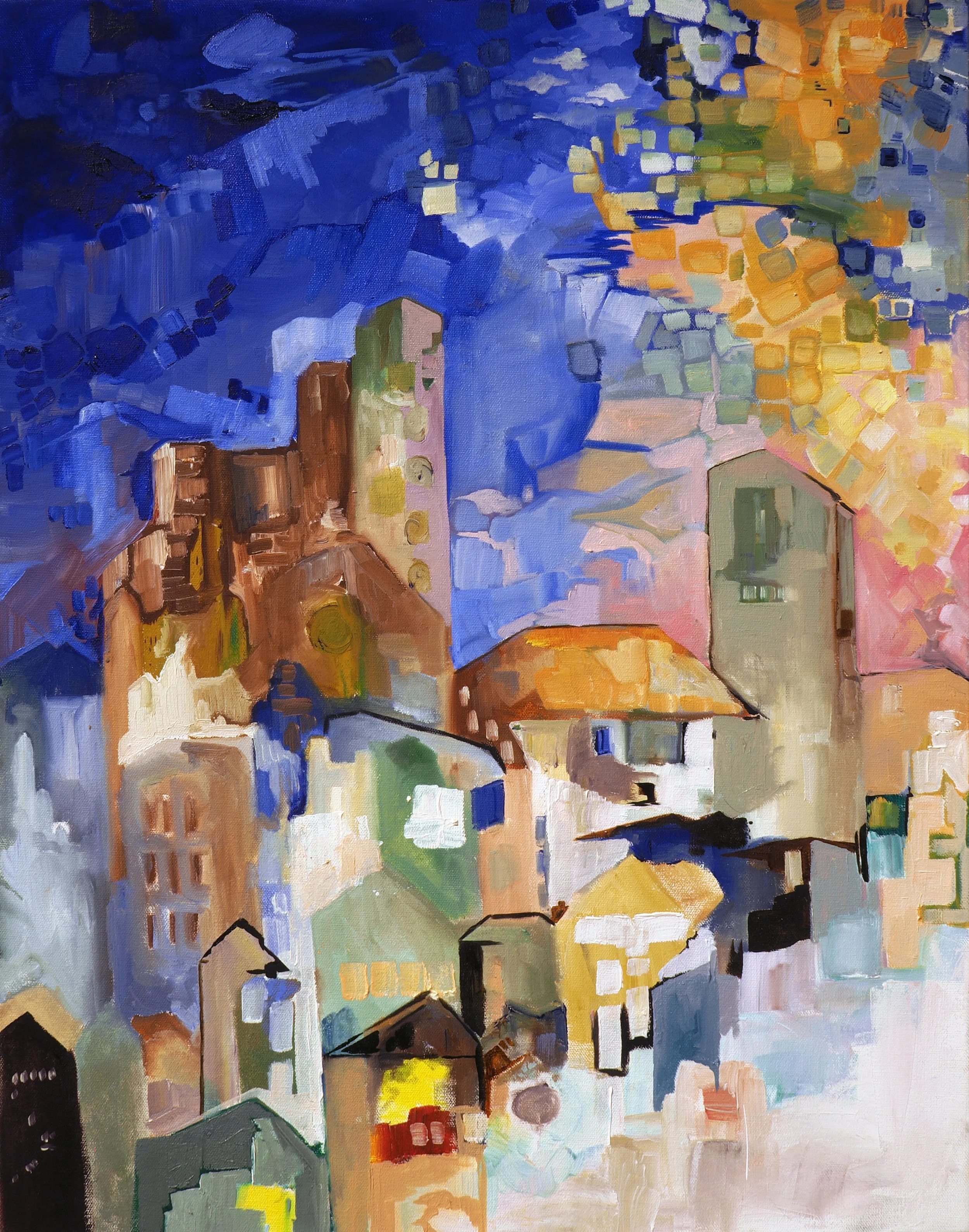 Dwell II, 2023. Oil on Canvas, 28" x 22".