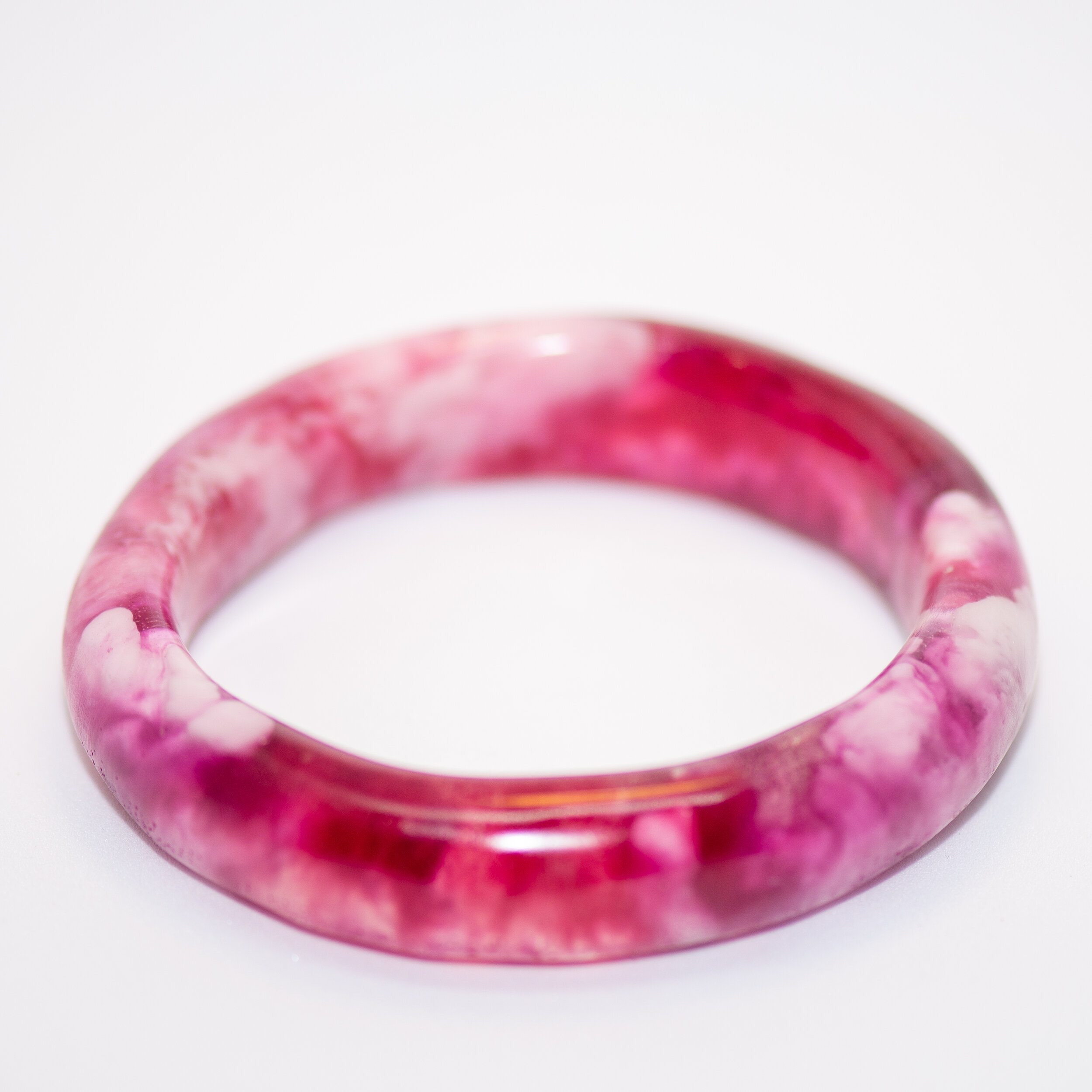Cherry & Clouds | Medium Organic Bangle