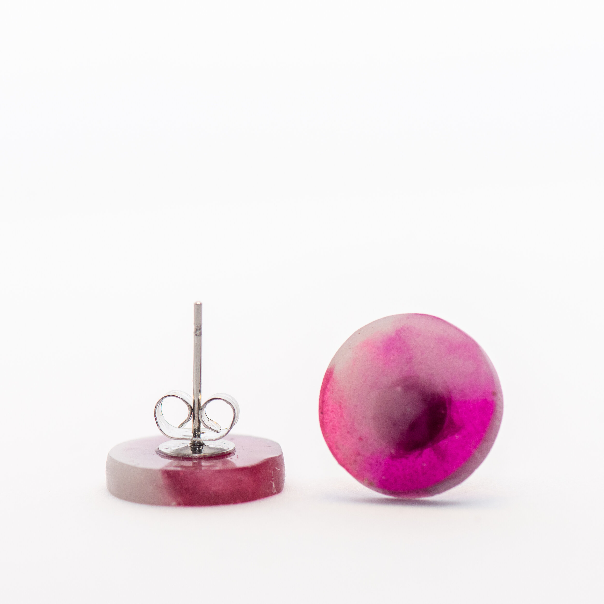 Shiraz & Cloud Whisps | Simple Studs